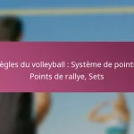 Règles du volleyball : Système de points, Points de rallye, Sets